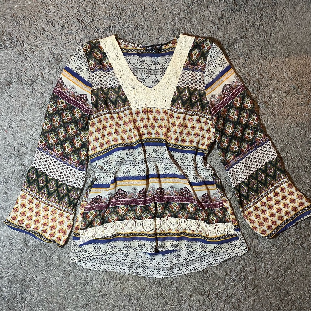 3 for $20 boho sheer blouse